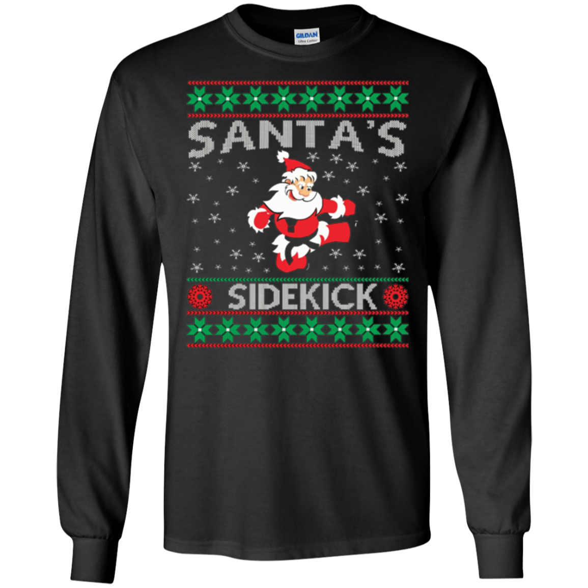 Santa's Sidekick Christmas T-shirt