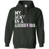 Image of Alzheimer's Awareness Tshirt For Aunts Purple Ribbon Tee