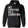 Image of Alzheimer's Awareness Shirt For Stepfather Purple Ribbon Tee
