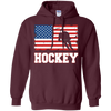 Image of American Flag Hockey Tshirt Patriotic