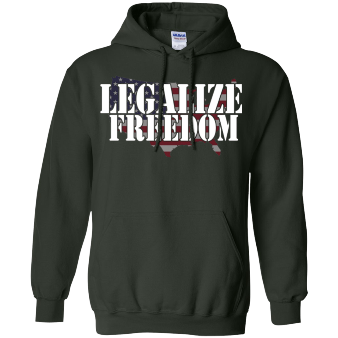 American Flag Legalize Freedom T-Shirt