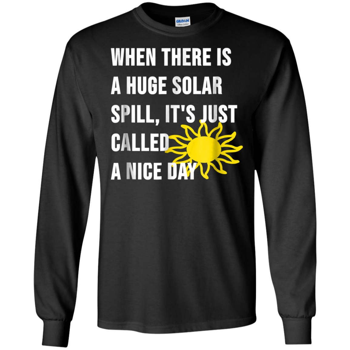 A Huge Solar Spill, Nice Day