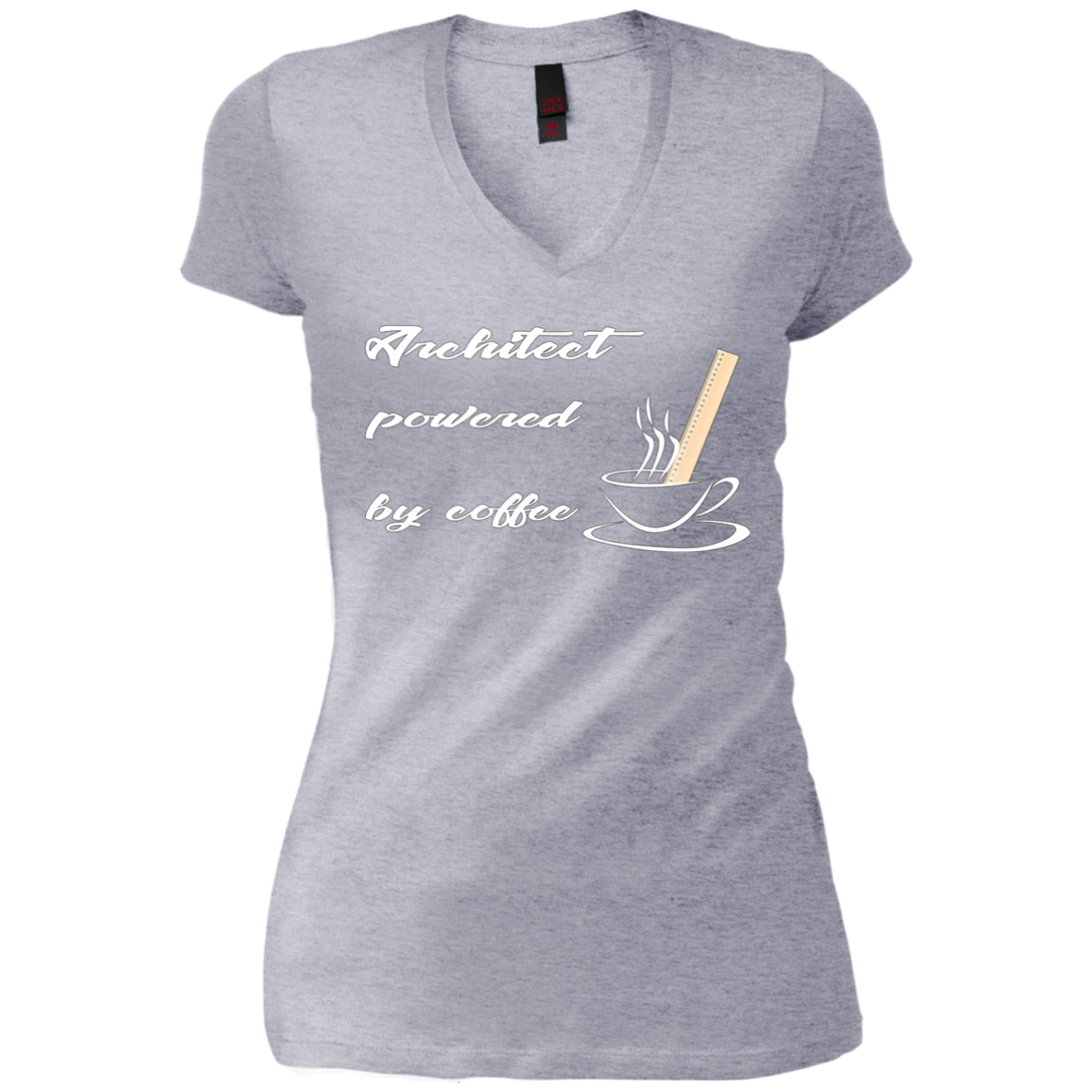 Architect T-shirt - Architect Powered By Coffee - Funny Gift
