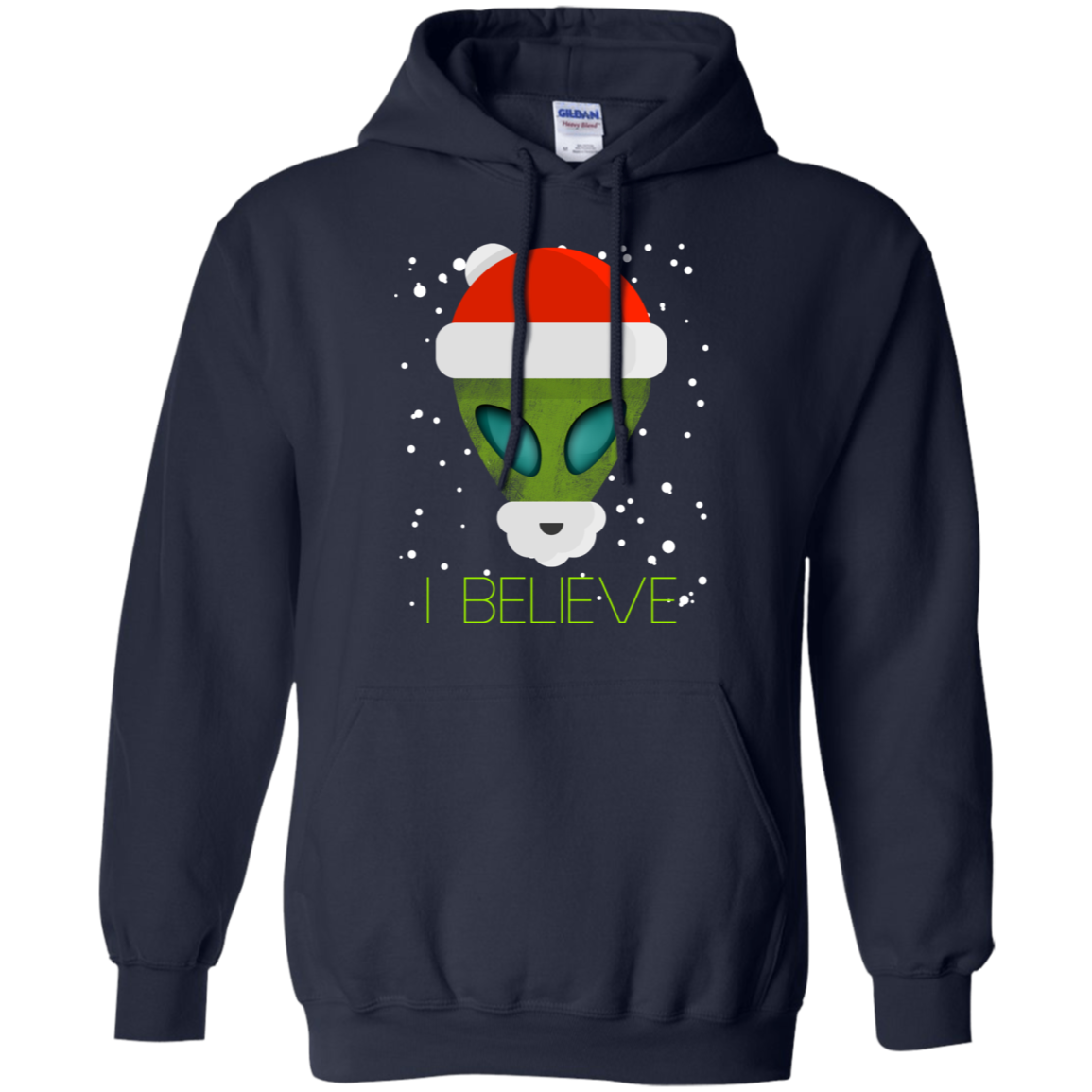 Alien Funny Christmas Tee Shirt I Believe Cute Ufo Gift