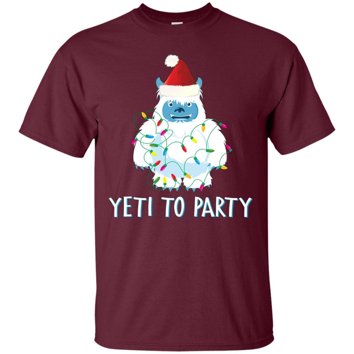 Christmas Yeti To Party T-Shirt Cute Yeti for Christmas Tee
