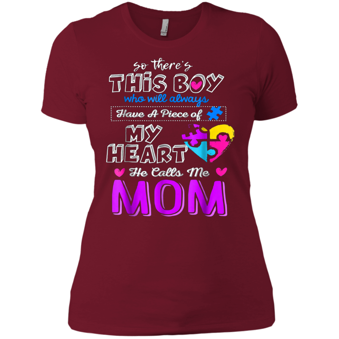 Autism Awareness Puzzle Mom Gift T Shirt