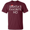 Image of Santa's Favorite Ho Tshirt Funny Christmas Gift Tee Shirt