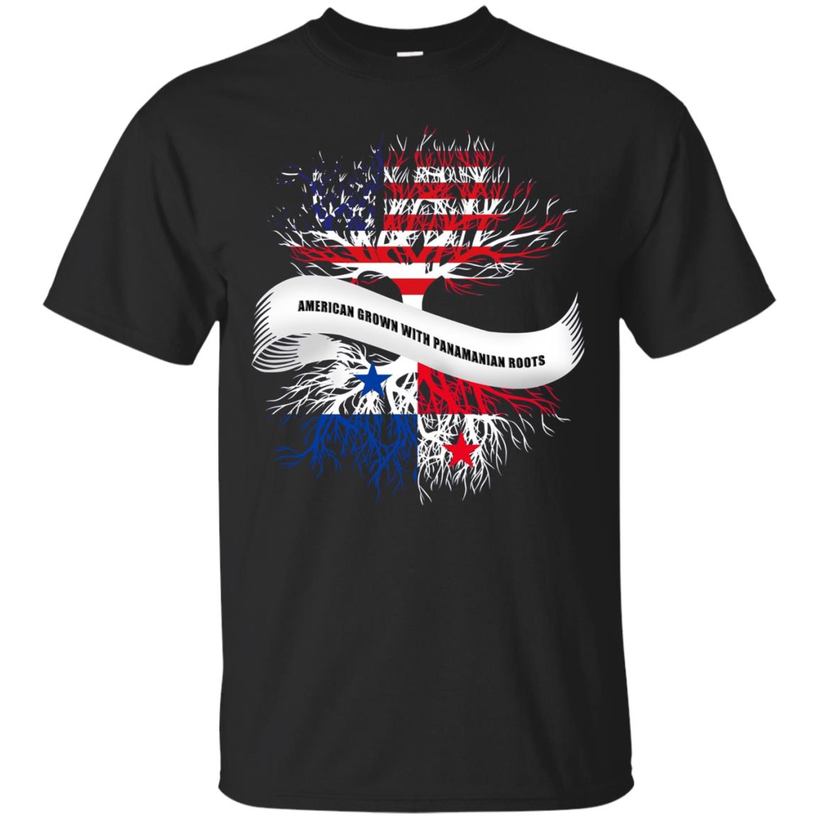 American Grown with Panamanian Roots T-Shirt Great Gift Tee
