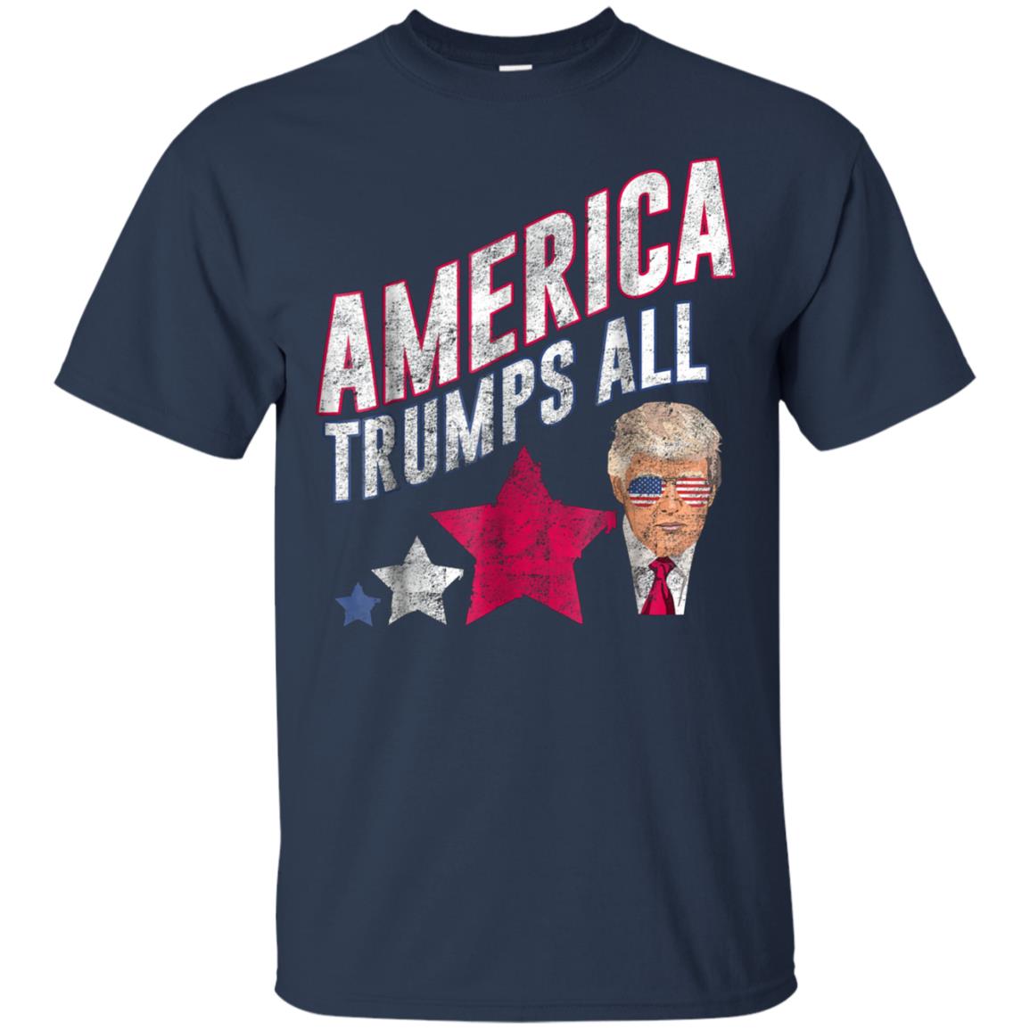 America Trumps All Patriotic 4th of July 2018 Tee