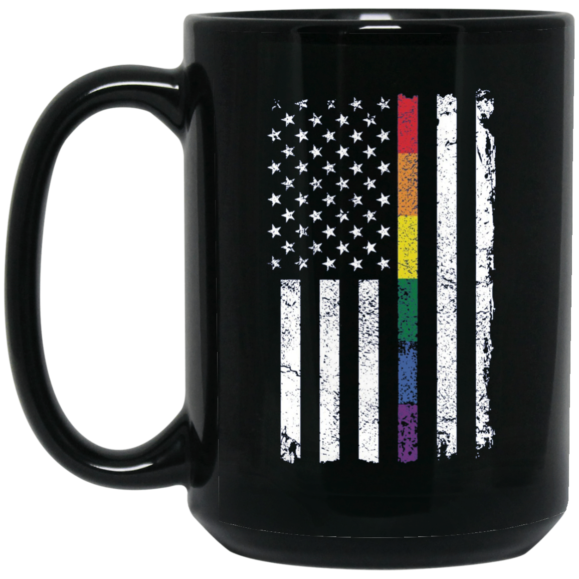 American LGBT Pride LGBTQ Supporter Long Sleeve Tshirt