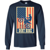 Image of American Flag Patriotic Motocross Dirt Bike Shirt