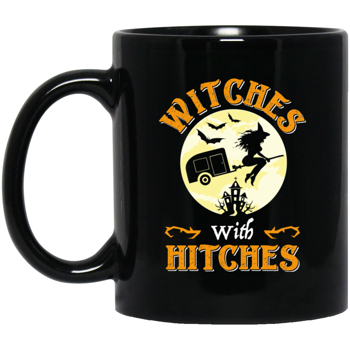 Witches With Hitches Funny Camping Halloween T-Shirt Gift