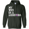 Image of Alzheimer's Awareness T-Shirt For Wife Purple Ribbon Tee