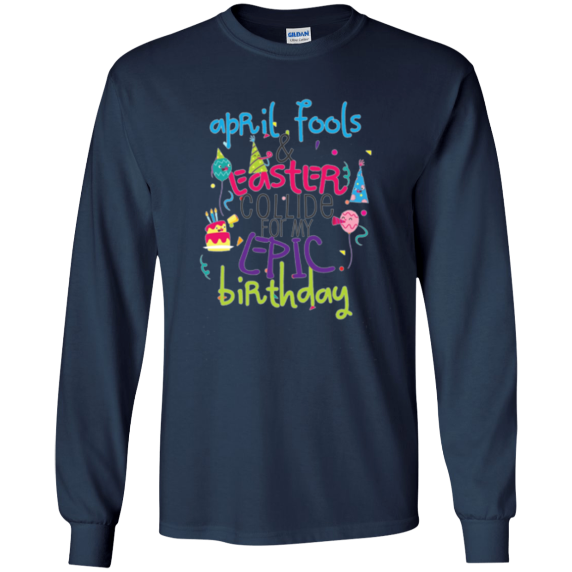 April Fools Cute Easter Birthday Gift T-Shirt Girls Boys