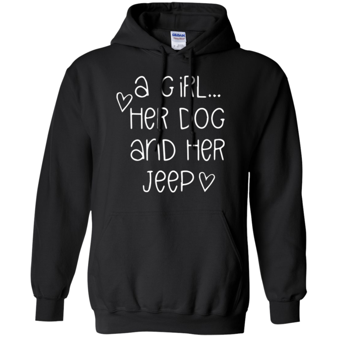 A Girl...Her Dog And Her Jeep T shirt
