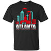 Image of Atlanta T Shirt Funny Atlanta Georgia Skyline Souvenir Tee