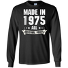 Image of Age Shirt Made in 1975 43rd Years Old 43 Birthday Gift