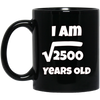 Image of 50 year old 50th Birthday Gift Idea: Square Root of 2500 Tee