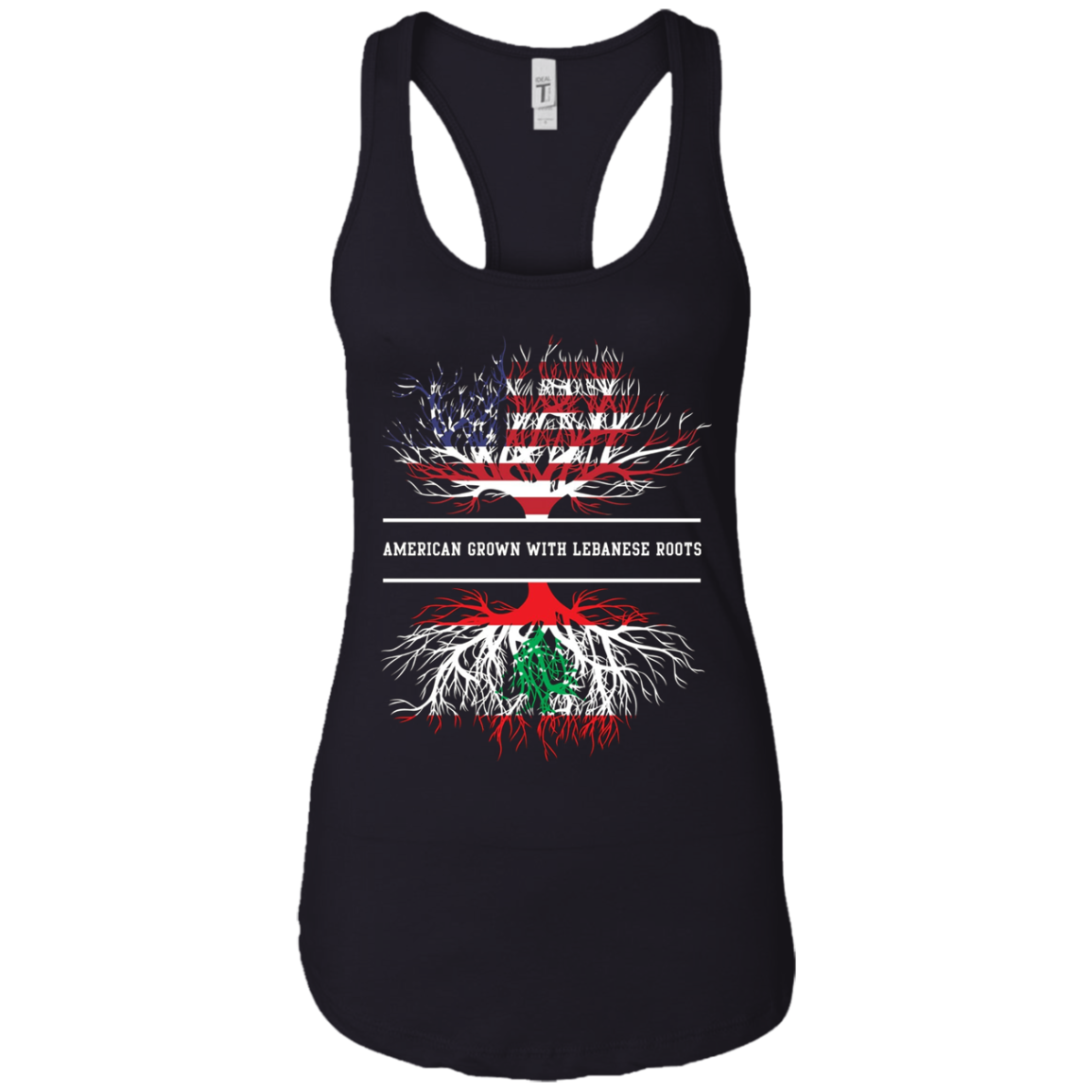 American Grown With Lebanese Roots T-Shirt Lebanon Tee