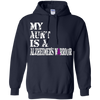 Image of Alzheimer's Awareness Tshirt For Aunts Purple Ribbon Tee