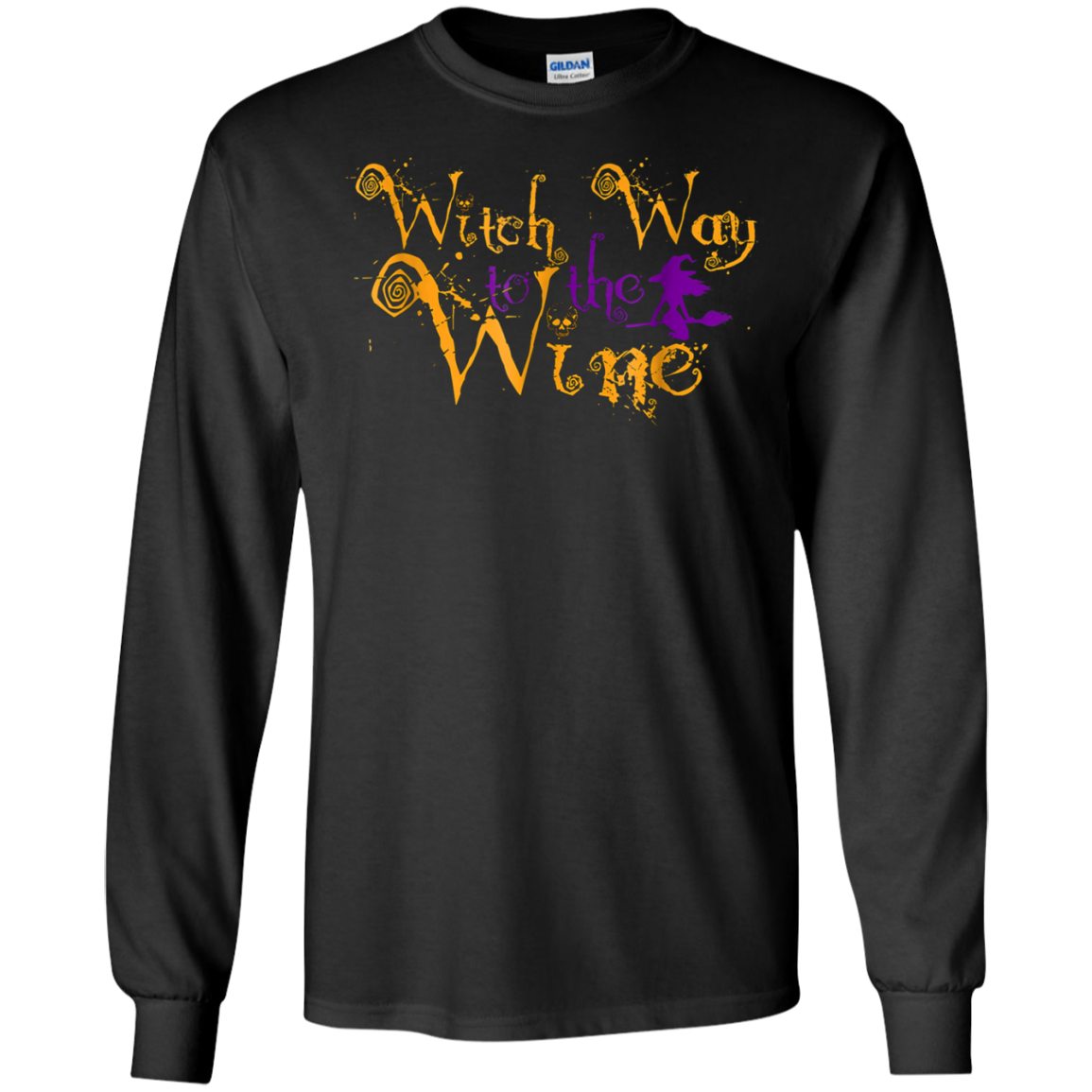 Witch way to the wine shirt Party Halloween Wine lover shirt
