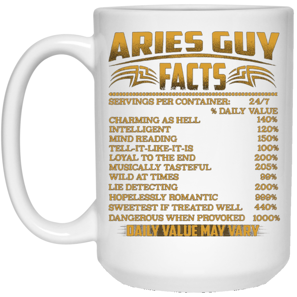 Aries GUY FACTS FUNNY T-SHIRT
