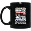 Image of A Proud American Redneck Support Guns Troops Flag T Shirt