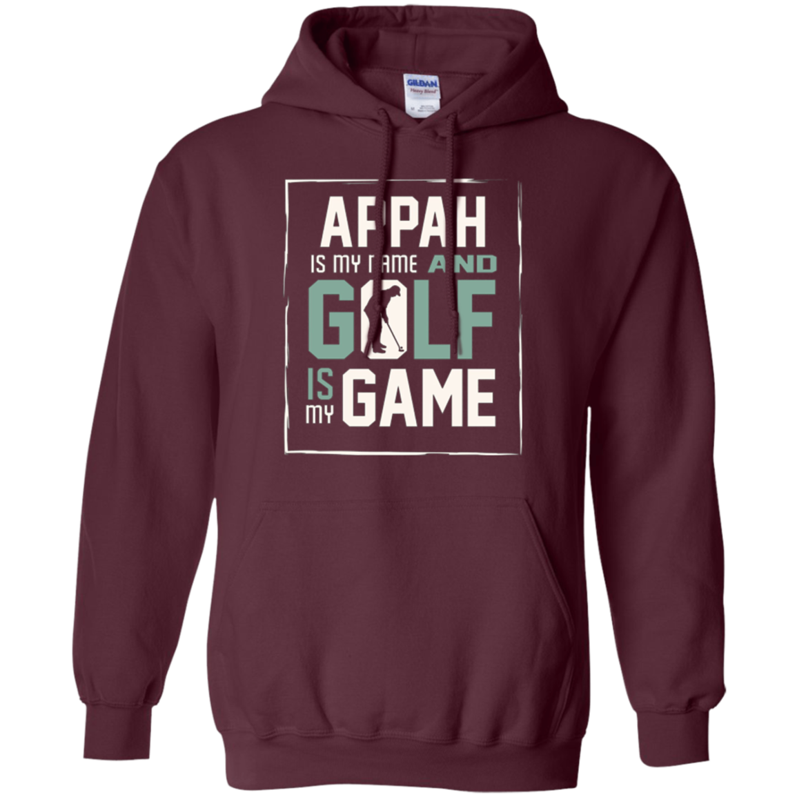 Appah My Name Golf My Game Golfing Shirt