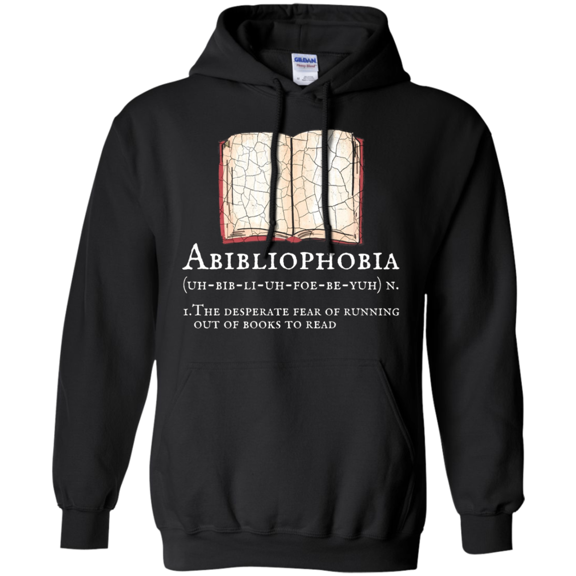 Abibliophobia Funny Definition T Shirt Reading Apparel