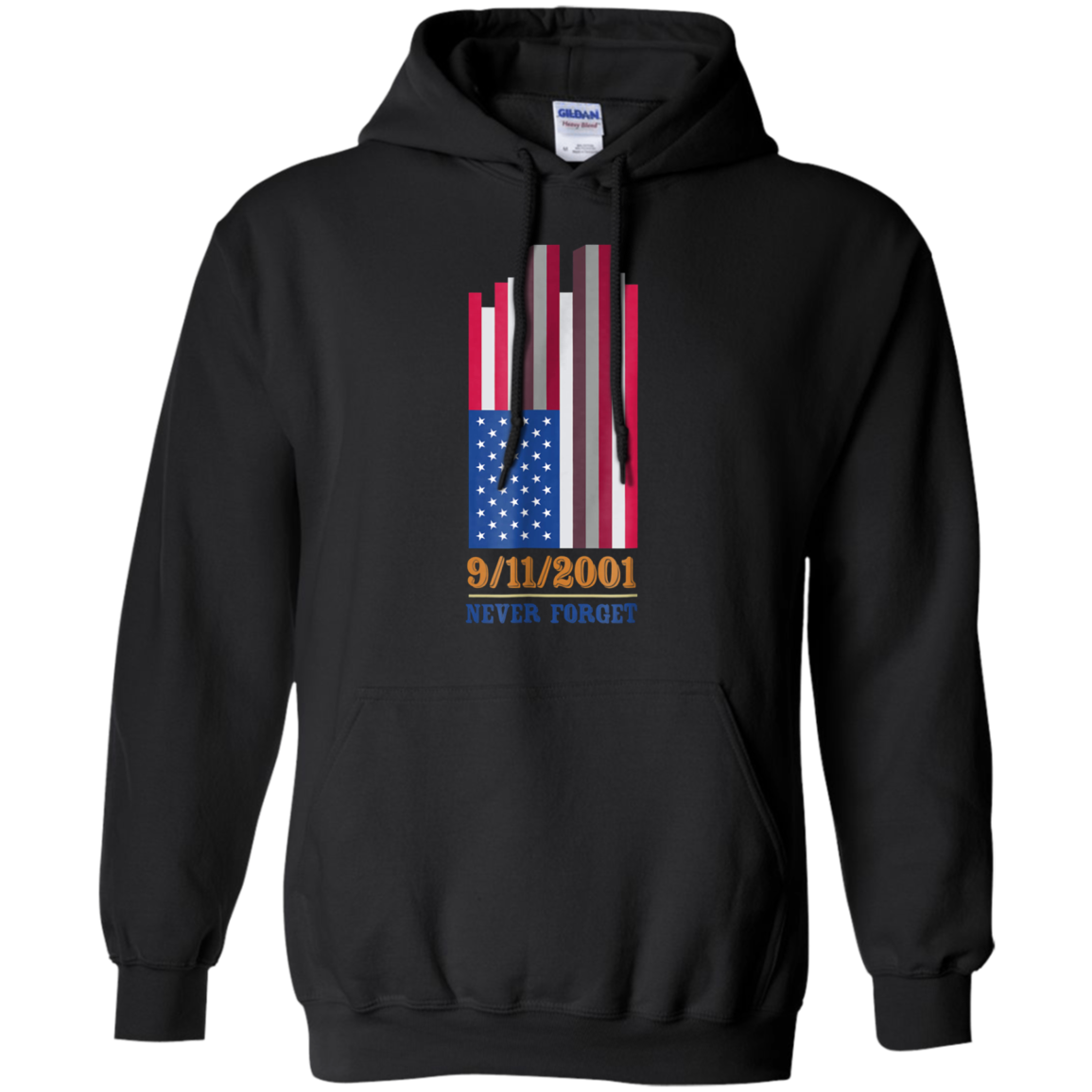 09-11-2001 Never Forget Twin Tower Was Attacked T-shirt