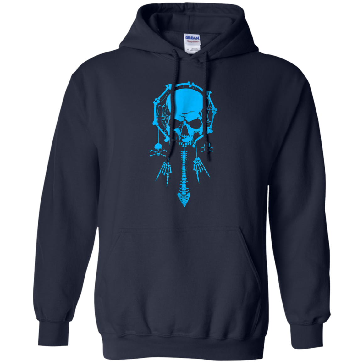 Funny Halloween T-Shirt Dream Catcher Skull Bone Rock Hand