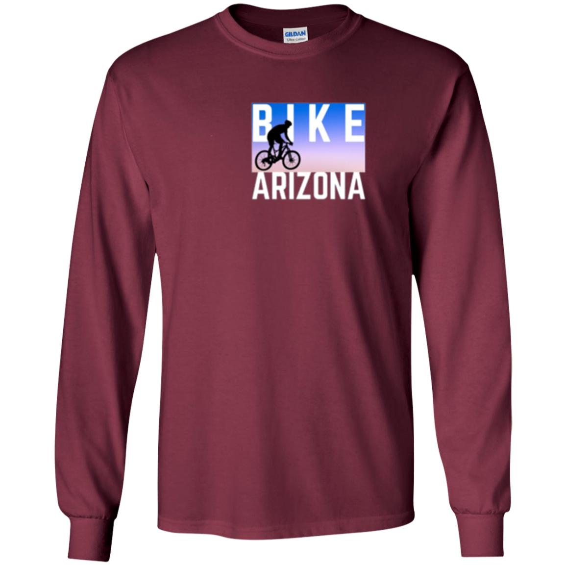 Bike Arizona T-Shirt, Cycling in AZ Bikers Shirt