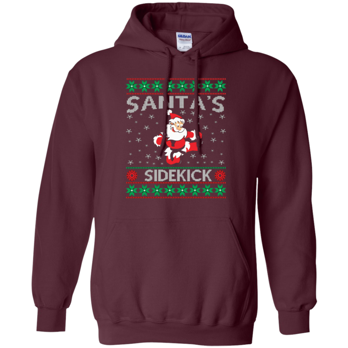 Santa's Sidekick Christmas T-shirt