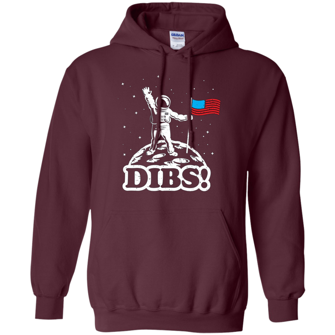 American Flag on Moon July 4th funny t shirt Astronaut space