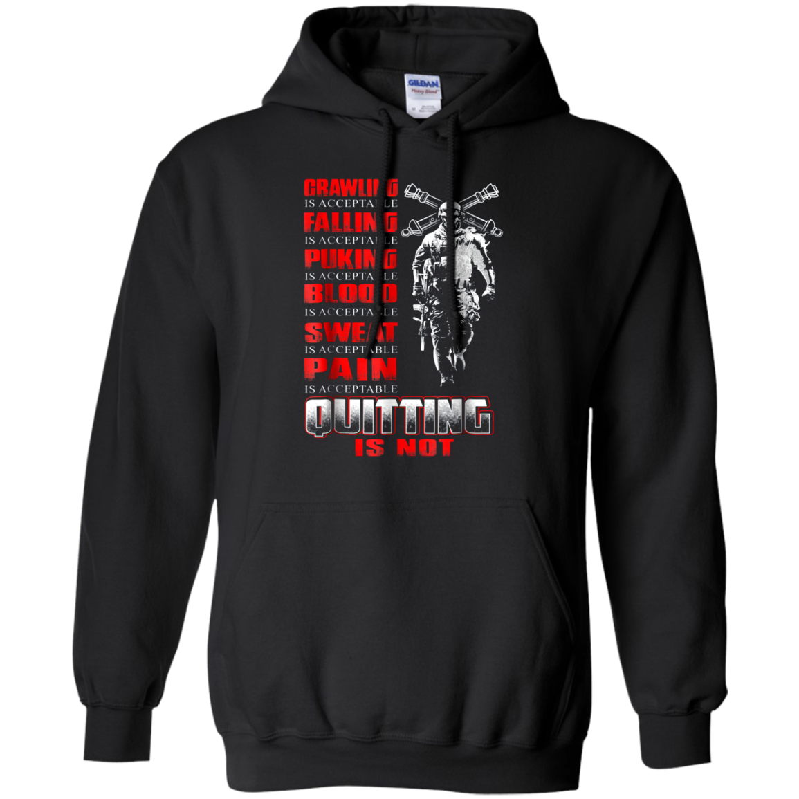 Artilleryman T-shirt , Quitting Is Not