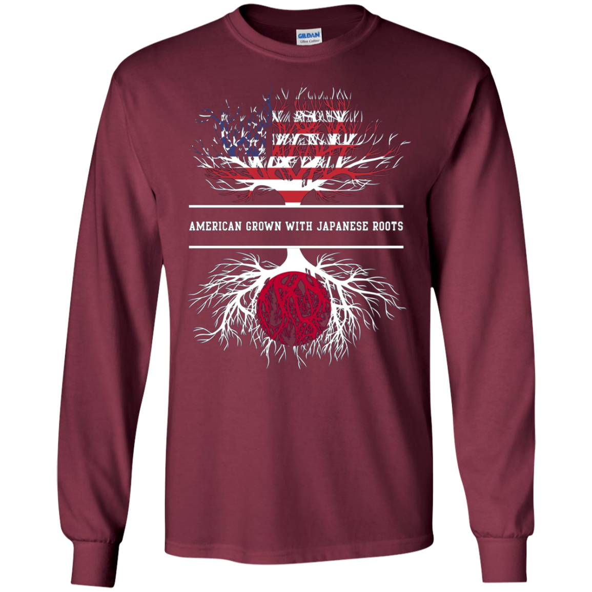 American Grown With Japanese Roots T-Shirt Japan Tee