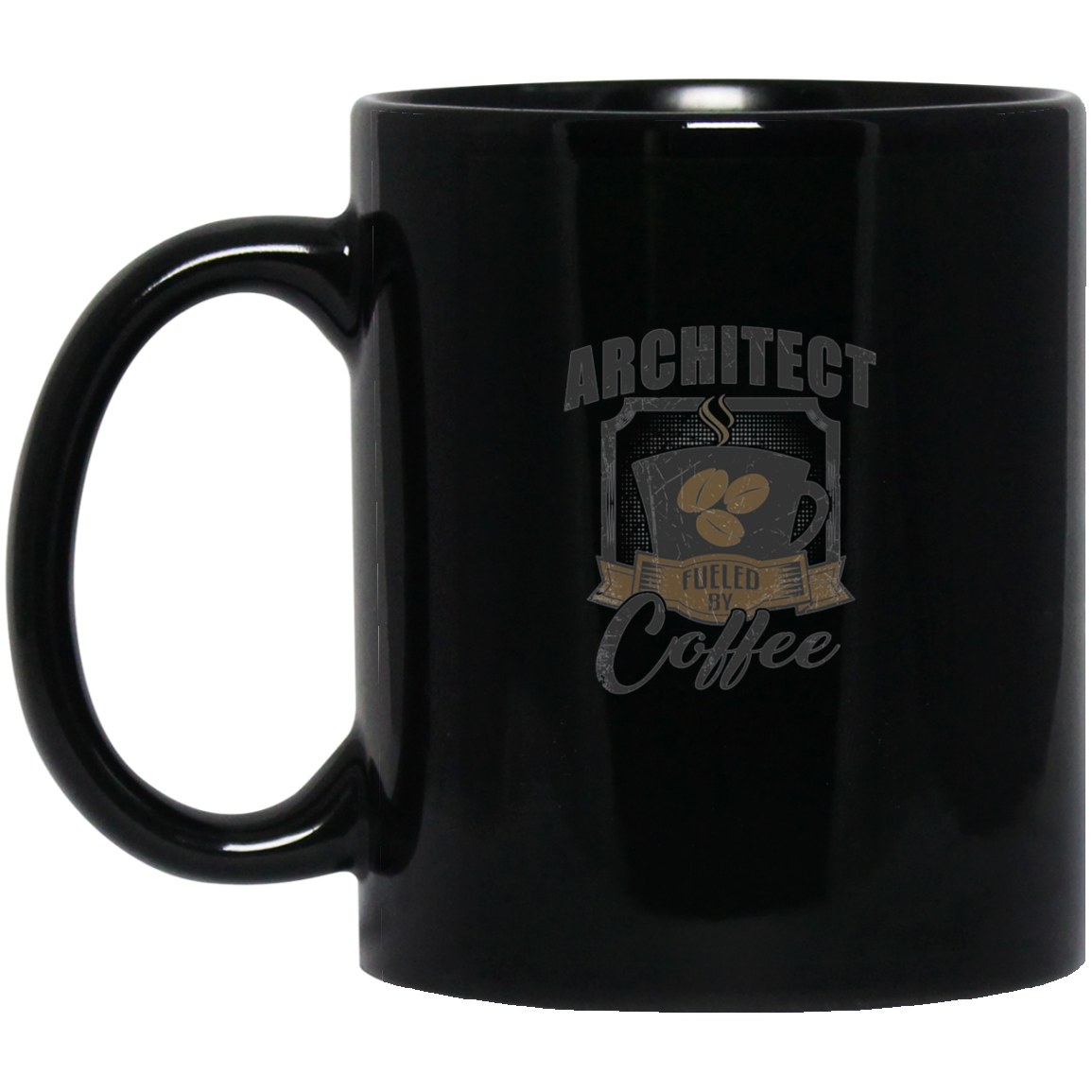 Architect Fueled By Coffee Funny Long Sleeve T-Shirt