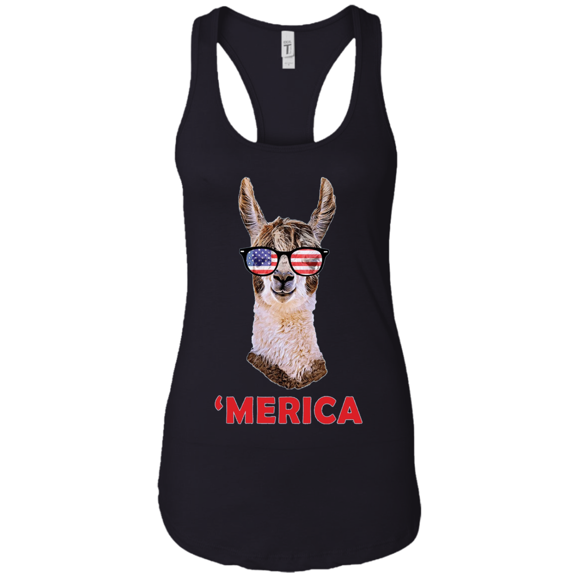 'Merica Llama Patriotic USA July 4 Sunglasses Funny T-Shirt