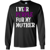 Image of Alzheimer's Awareness T-Shirt I Wear Purple For My Mother
