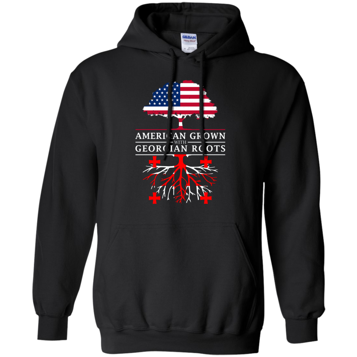 American Grown with Georgian Roots - Georgia T-Shirt