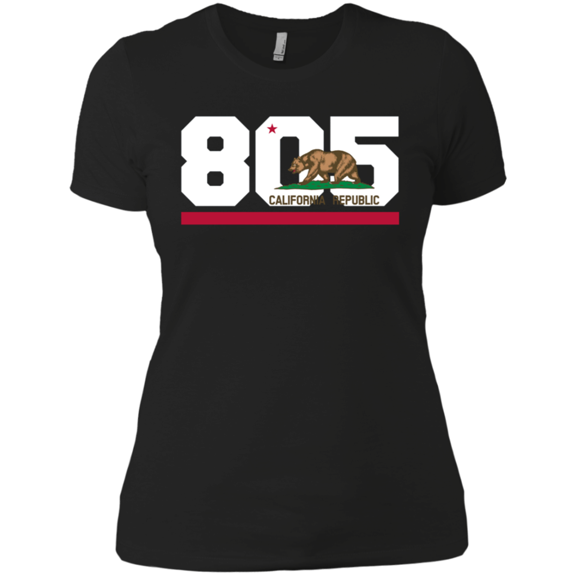 Area Code 805 shirt - Santa Barbara California tshirt