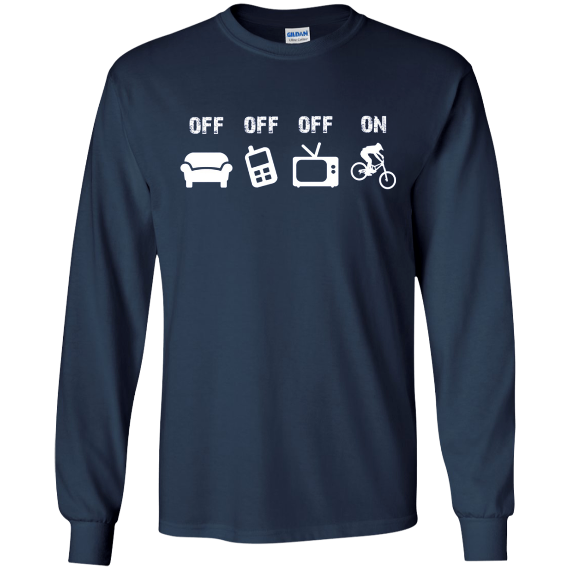 Bike Mode On Shirt: Funny Bicycle Bike Mtb T-Shirt Gift