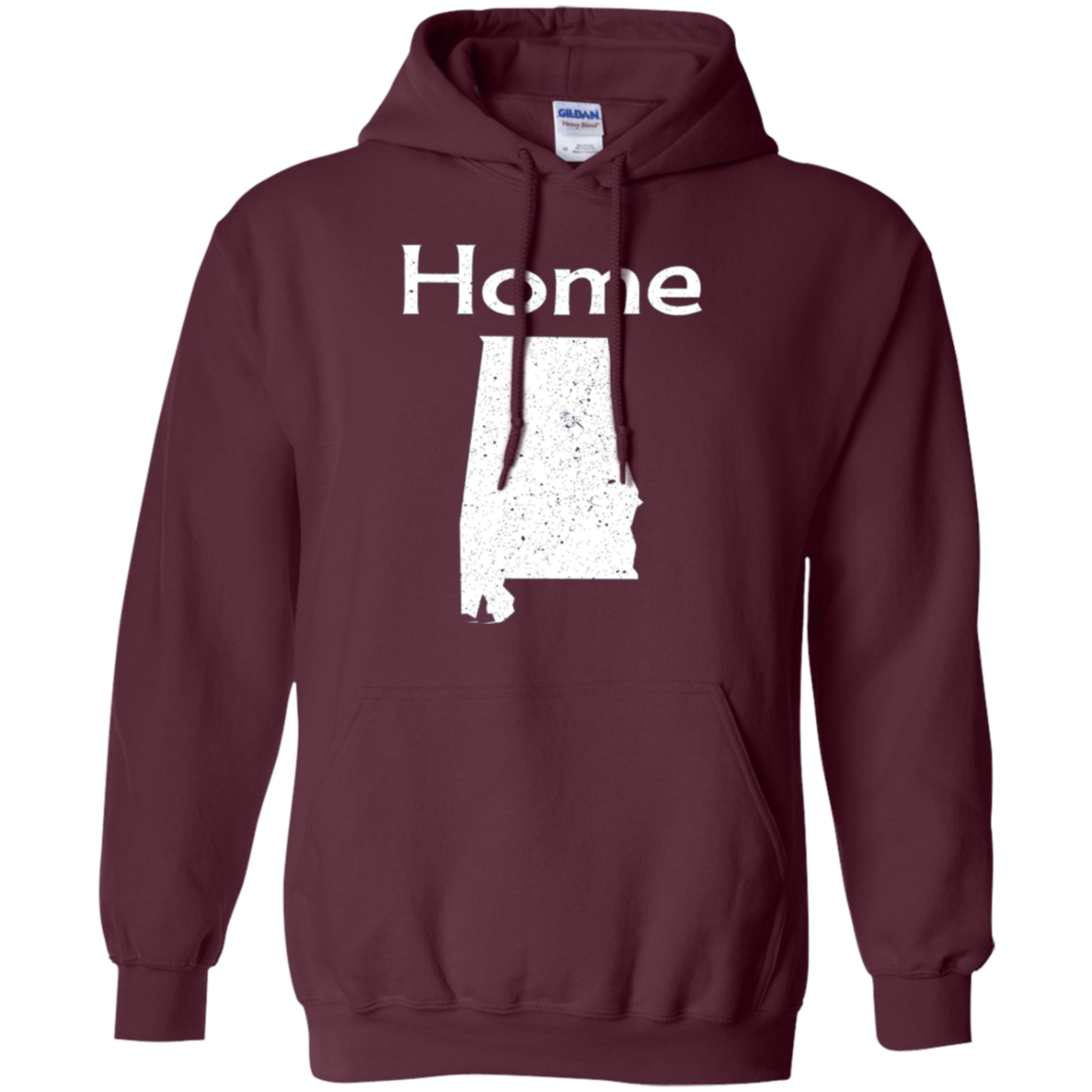 Alabama Distressed Home State long sleeve t-shirt