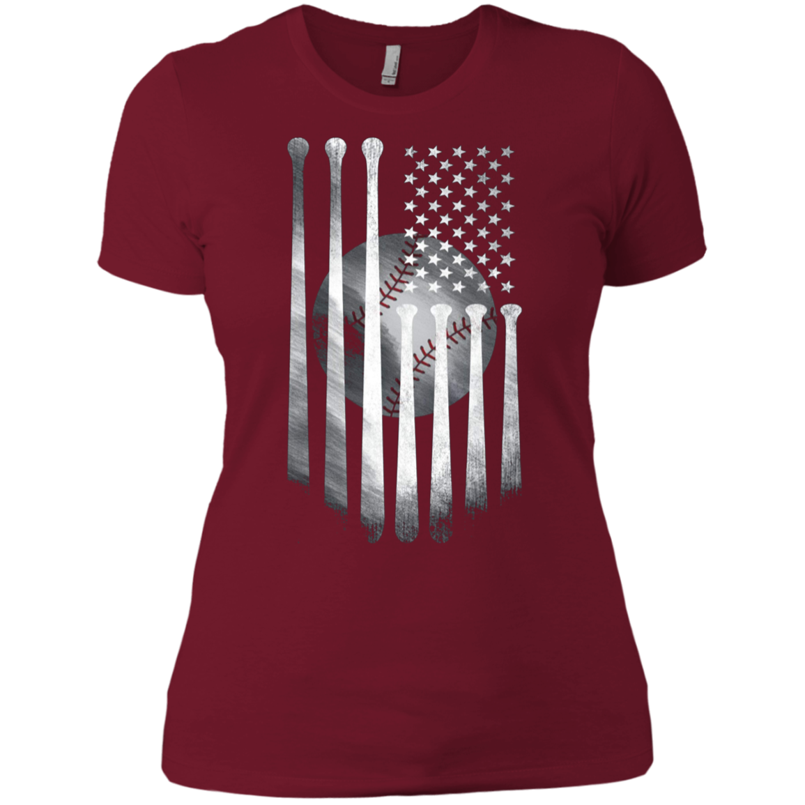 American Flag Vintage Baseball Flag T-Shirt, Dad, Mom, Kid T