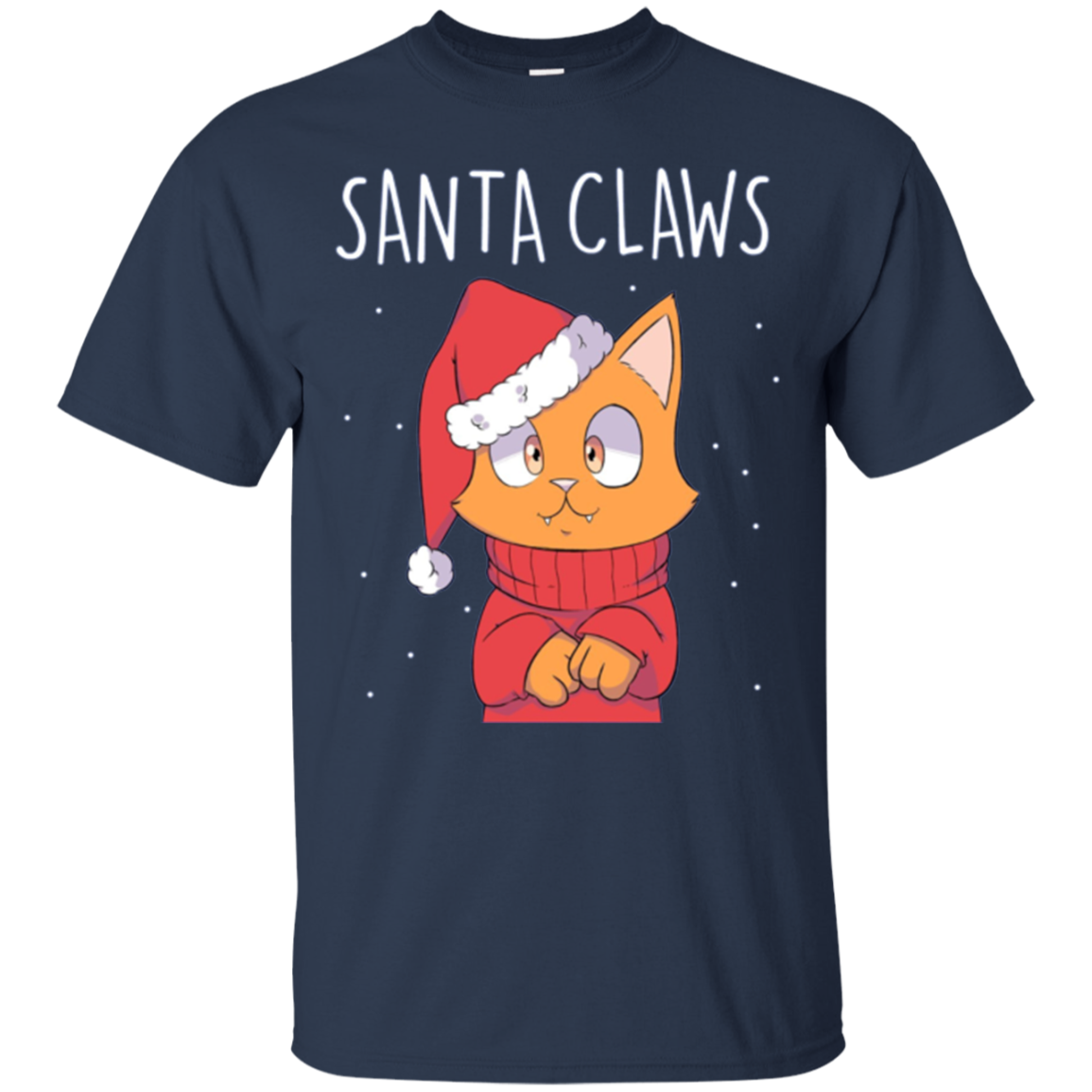 Santa Claws Cat Lovers Long Sleeve Shirt