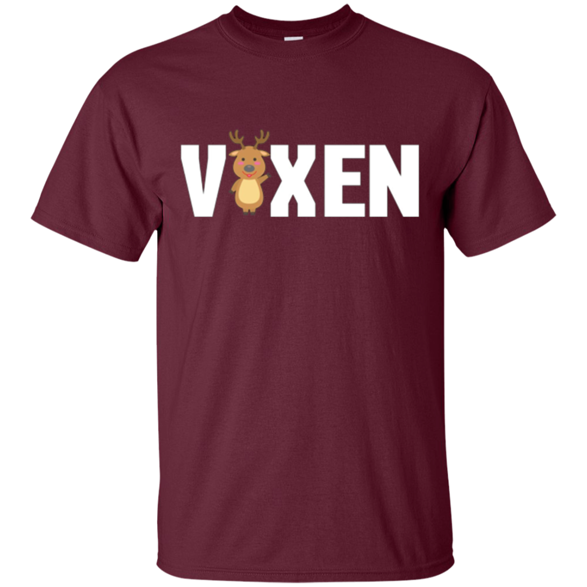 Santa's Reindeer T-shirt - Vixen Christmas Reindeer