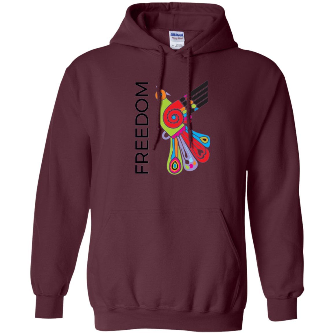 "Freedom" Bright Colorful Bird Diversity Unity T-Shirt