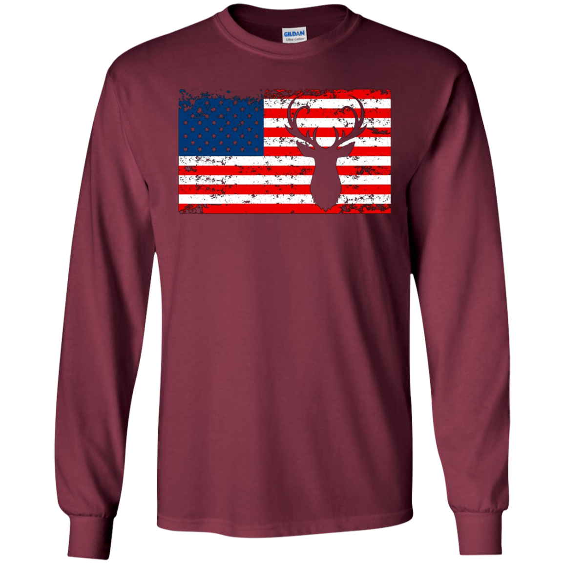 American Flag Hunting Games Clothes T-Shirt