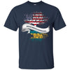 Image of American Grown with Bahamian Roots T-Shirt Bahamas Tee