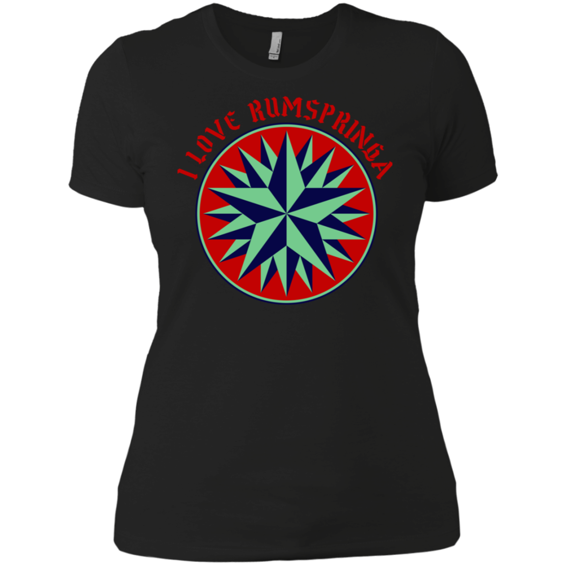 Amish - I Love Rumspringa Hex Sign Star 1- Fun Ls T-Shirt